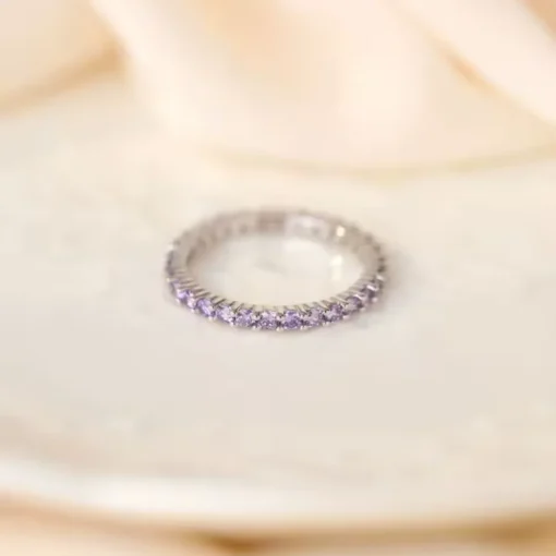 Bague argent et améthyste Apolline - Afbeelding 9