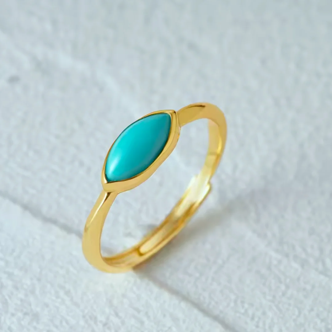 Turquoise ring Sofia voor dames - Afbeelding 3