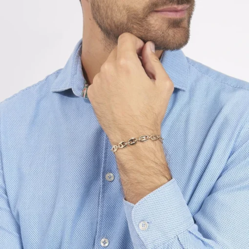 Bracelet graine de café or homme​ - Afbeelding 2