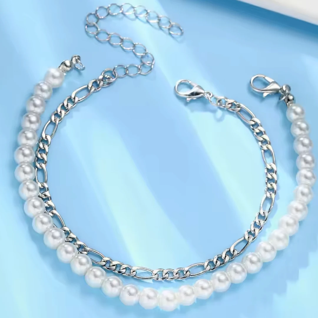 Herenarmband met witte parel Zac - Afbeelding 4