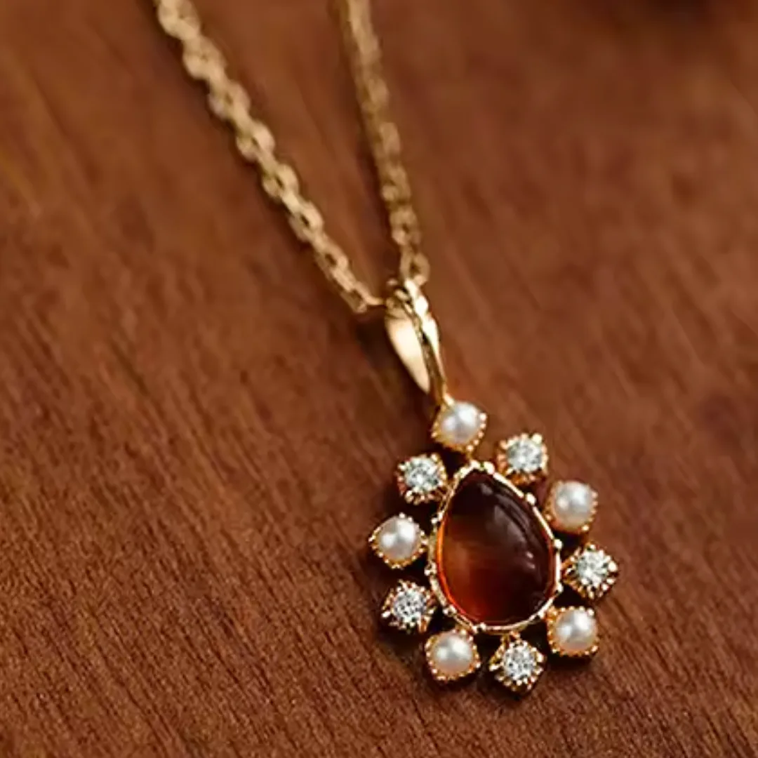 Amberketting voor dames Manon - Afbeelding 4