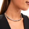 Zilveren choker voor dames Adèle