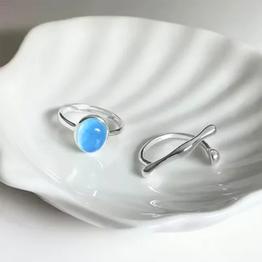 Bague argent pierre de lune​ - Afbeelding 5