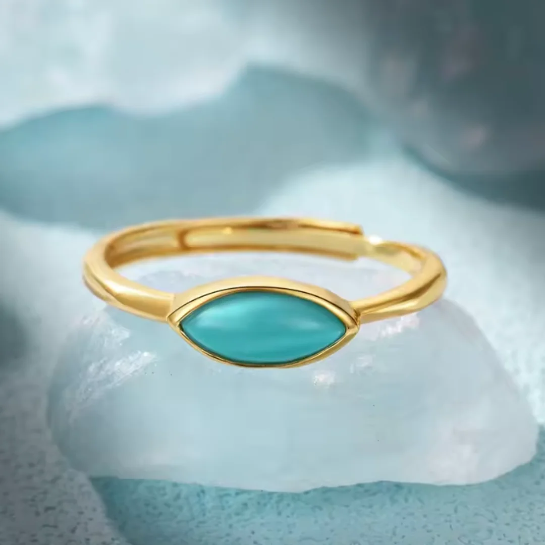 Turquoise ring Sofia voor dames - Afbeelding 4