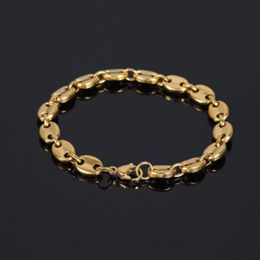 Bracelet graine de café or homme​ - Afbeelding 15