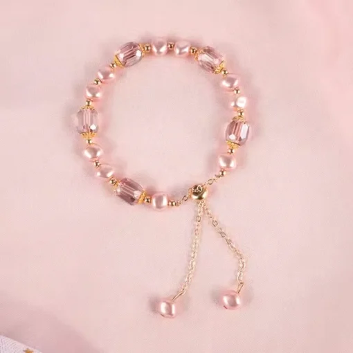 Bracelet pierre naturelle femme Camélia - Afbeelding 5
