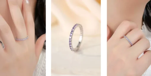 Bague argent et améthyste Apolline - Afbeelding 11