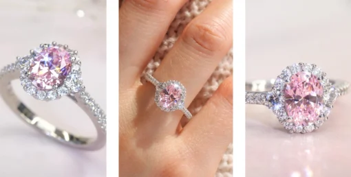 Bague pierre rose Céline - Afbeelding 10