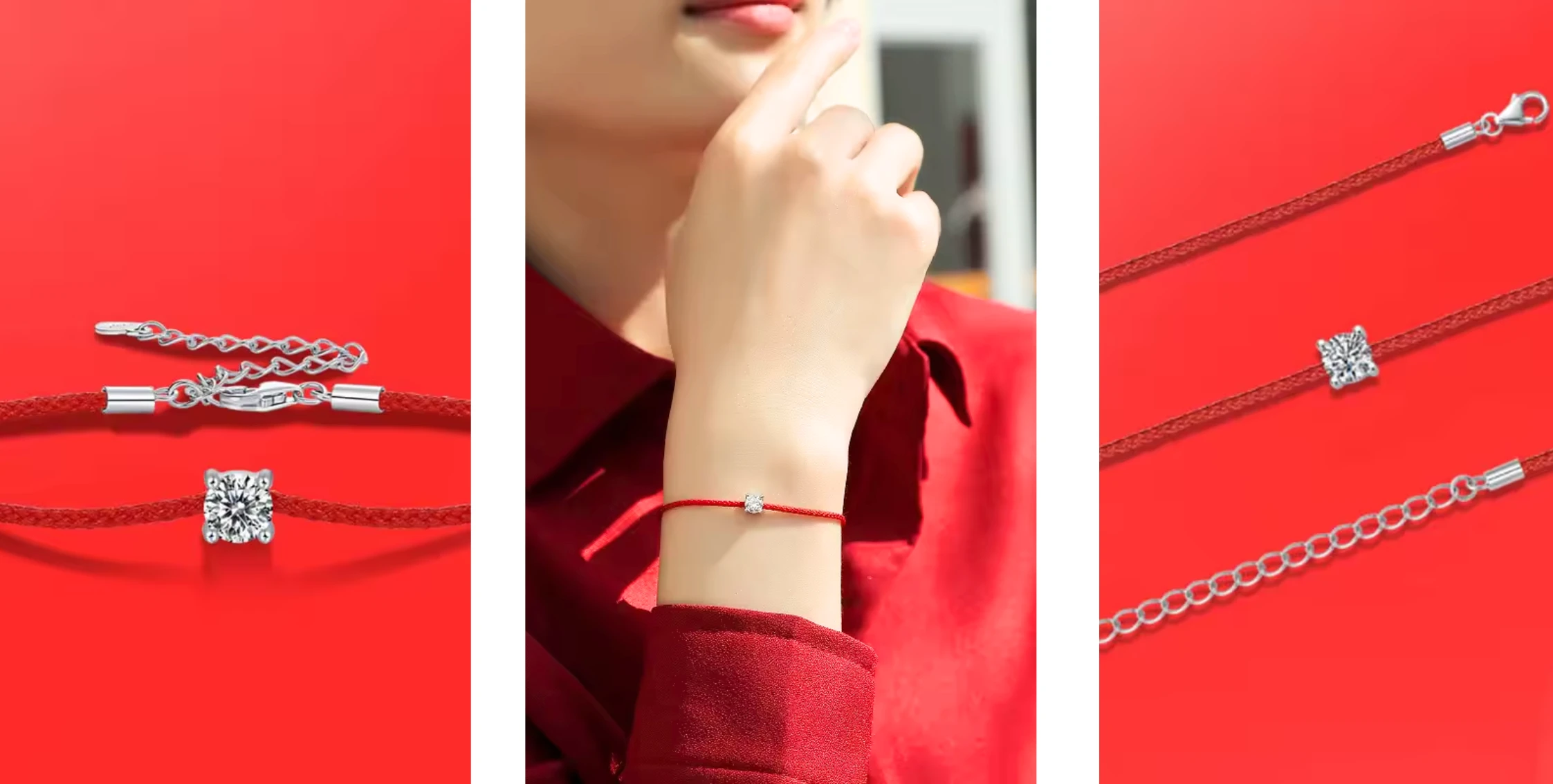 Diamanten koordarmband Jess - Afbeelding 6