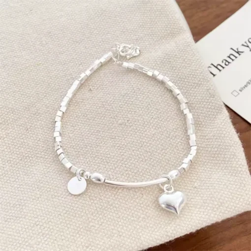 Bracelet argent massif femme Isabella - Afbeelding 6
