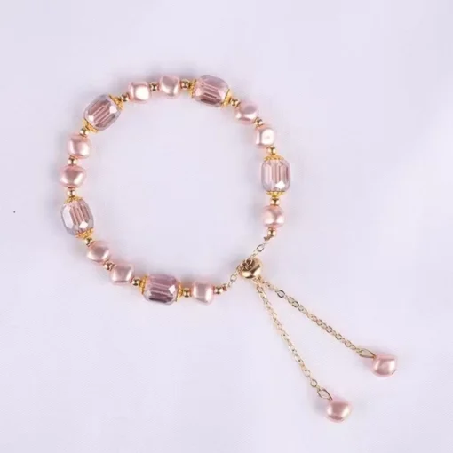 Bracelet pierre naturelle femme Camélia - Afbeelding 6