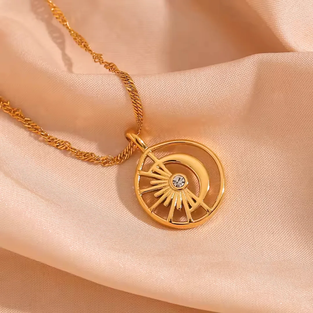 Romane zon en maan ketting - Afbeelding 6