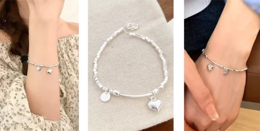 Bracelet argent massif femme Isabella - Afbeelding 7