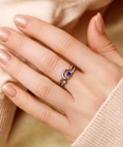 Alternative view of Bague Étoile et Lune d'Amour