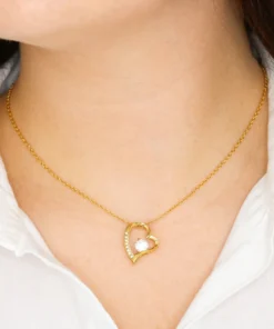 Collier Cœur Scintillant