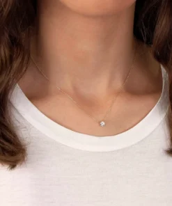 Alternative view of Collier pendentif femme Mathilde